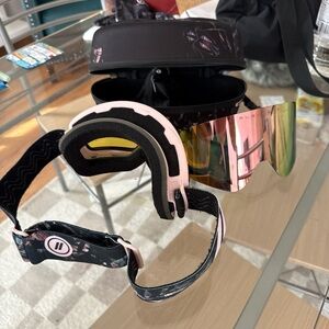 Stylish VR Goggles with Pink and Black Strap